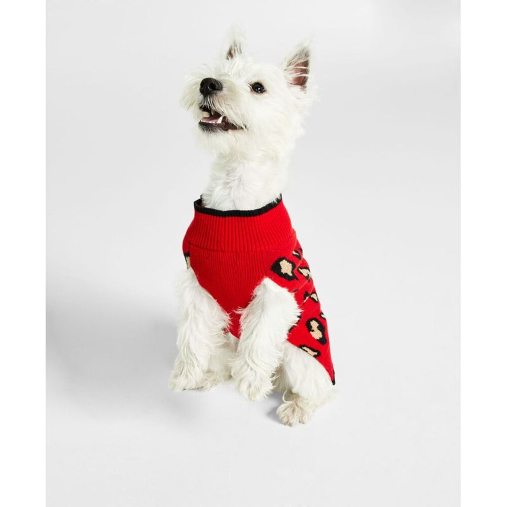 Charter Club Animal Print Dog Sweater